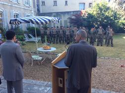 Le préfet rend hommage aux sentinelles en fin de mission dans le département