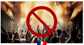 Interdiction temporaire de rassemblements à caractère musical non déclarés 