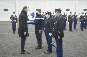 Cérémonie d'hommage aux militaires de la gendarmerie nationale décédés en service 
