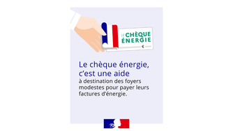Le chèque énergie, c'est une aide à destination des foyers modestes pour payer leurs factures d'énergie